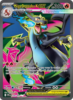 Carte Pokémon Méga-Dracaufeu X-ex 109