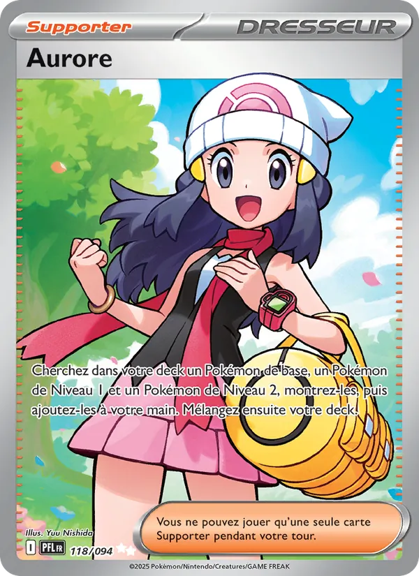 Carte Pokémon Aurore 118/94 de l'extension Flammes Fantasmagoriques