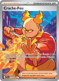 Carte Pokémon Crache-Feu 119 — Flammes Fantasmagoriques