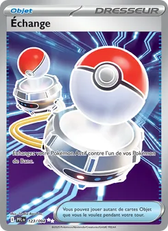 Carte Pokémon Échange 123 — Flammes Fantasmagoriques