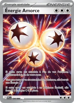 Carte Pokémon Énergie Amorce 124 — Flammes Fantasmagoriques