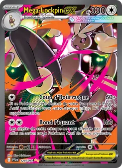 Carte Pokémon Méga-Lockpin-ex 128 — Flammes Fantasmagoriques