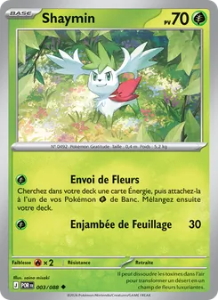 Carte Pokémon Shaymin 003