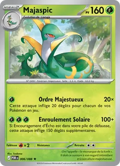 Carte Pokémon Majaspic 006
