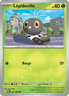 Carte Pokémon Lépidonille 007