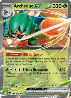 Carte Pokémon Archéduc-ex 012