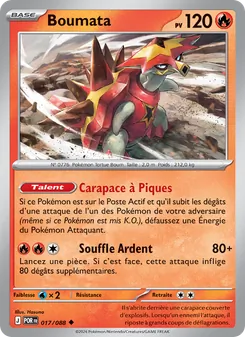Carte Pokémon Boumata 017