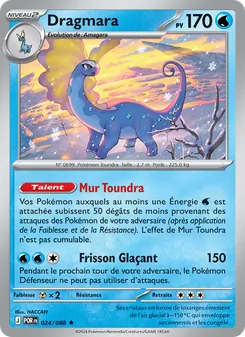Carte Pokémon Dragmara 024