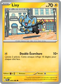 Carte Pokémon Lixy 026