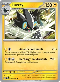 Carte Pokémon Luxray 028