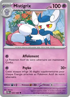 Carte Pokémon Mistigrix 034 — Équilibre Parfait