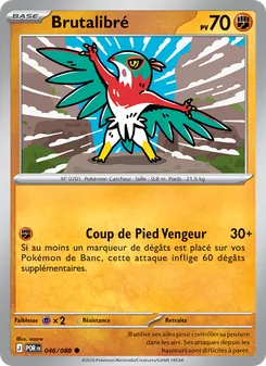 Carte Pokémon Brutalibré 046