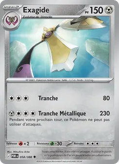 Carte Pokémon Exagide 058