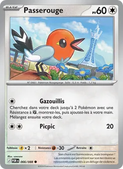 Carte Pokémon Passerouge 066 — Équilibre Parfait