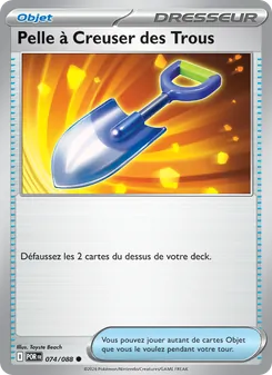 Carte Pokémon Pelle à Creuser des Trous 074