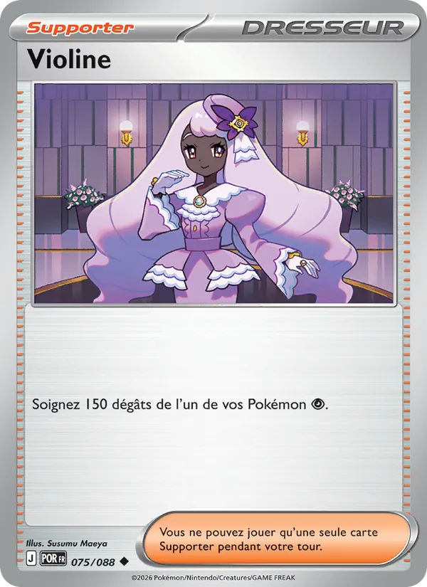 Carte Pokémon Violine 075/88 de l'extension Équilibre Parfait