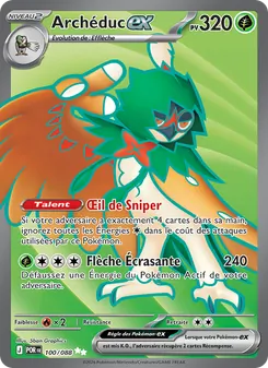Carte Pokémon Archéduc-ex 100