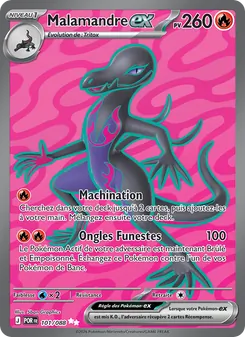 Carte Pokémon Malamandre-ex 101
