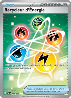 Carte Pokémon Recycleur d'Énergie 108 — Équilibre Parfait