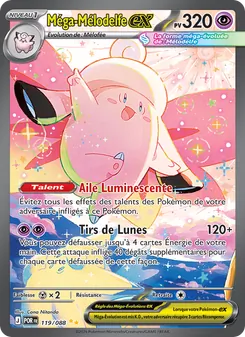 Carte Pokémon Méga-Mélodelfe-ex 119