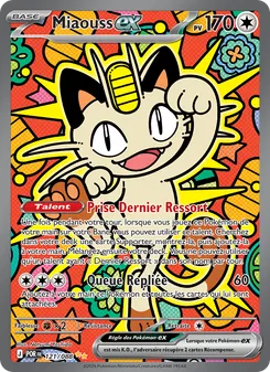 Carte Pokémon Miaouss-ex 121
