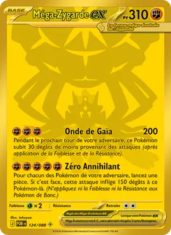 Carte Pokémon Méga-Zygarde-ex 124 — Équilibre Parfait
