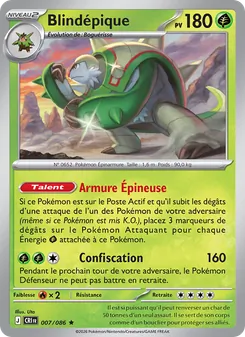 Carte Pokémon Blindépique 007