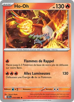 Carte Pokémon Ho-Oh 010