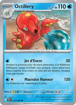 Carte Pokémon Octillery 017