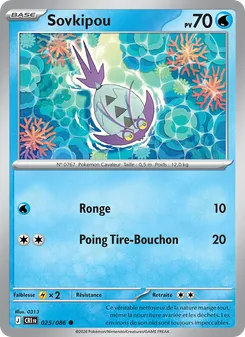 Carte Pokémon Sovkipou 025