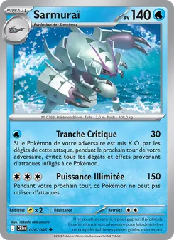 Carte Pokémon Sarmuraï 026