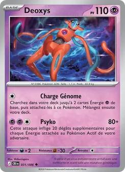 Carte Pokémon Deoxys 031