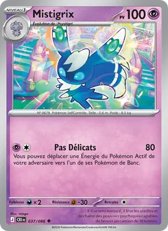 Carte Pokémon Mistigrix 037