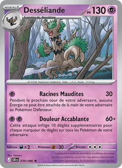 Carte Pokémon Desséliande 039
