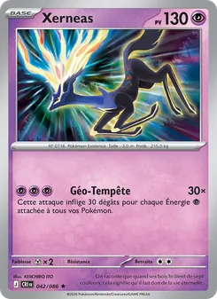 Carte Pokémon Xerneas 042
