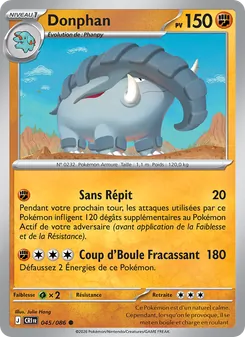 Carte Pokémon Donphan 045