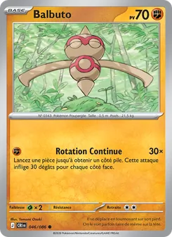 Carte Pokémon Balbuto 046