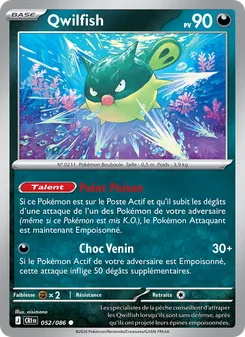 Carte Pokémon Qwilfish 052