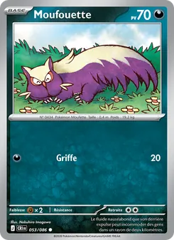 Carte Pokémon Moufouette 053