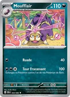 Carte Pokémon Moufflair 054
