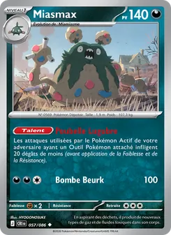Carte Pokémon Miasmax 057