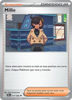 Carte Pokémon Millie 077