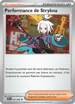 Carte Pokémon Performance de Strykna 081