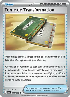 Carte Pokémon Tome de Transformation 083