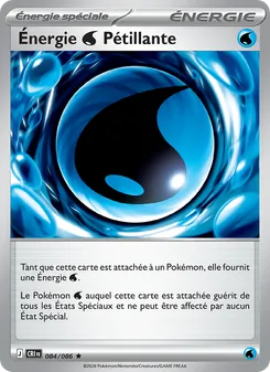 Carte Pokémon Énergie Water Pétillante 084