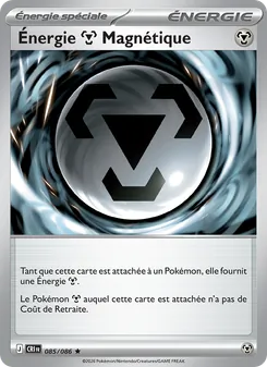Carte Pokémon Énergie Metal Magnétique 085