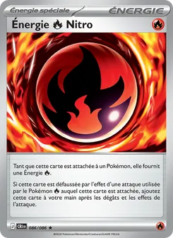 Carte Pokémon Énergie Fire Nitro 086