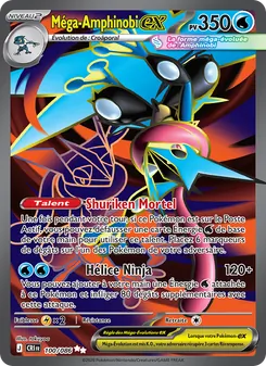 Carte Pokémon Méga-Amphinobi-ex 100