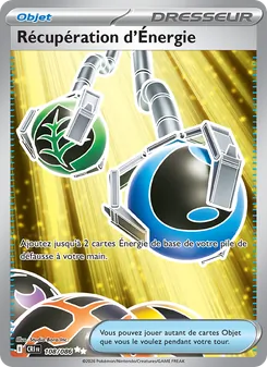 Carte Pokémon Récupération d'Énergie 108