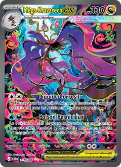 Carte Pokémon Méga-Kravarech-ex 118